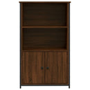 skab 62x32x103,5 cm konstrueret træ brun egetræsfarve