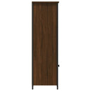 skab 62x32x103,5 cm konstrueret træ brun egetræsfarve