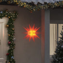 juledekoration med LED-lys foldbar 43 cm rød