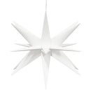juledekoration med LED-lys foldbar 43 cm hvid