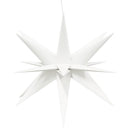 juledekoration med LED-lys foldbar 100 cm hvid
