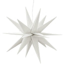 juledekoration med LED-lys foldbar 100 cm hvid