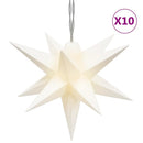 juledekoration med 10 LED'er 10 cm hvid