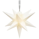 juledekoration med 10 LED'er 10 cm hvid