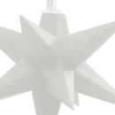 juledekoration med 10 LED'er 10 cm hvid