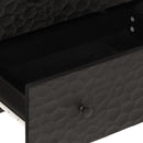 skab 60x33x75 cm massivt mangotræ sort