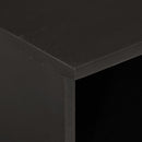 sengeborde 2 stk. 40x33x46 cm massivt mangotræ sort