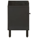 tv-bord 80x31x46 cm massivt mangotræ sort