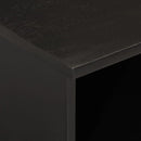 tv-bord 100x33x46 cm massivt mangotræ sort