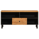 tv-bord 100x33x46 cm massivt akacietræ