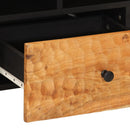 tv-bord 100x33x46 cm massivt akacietræ