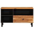 tv-bord 80x33x46 cm massivt akacietræ
