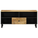 tv-bord 100x33x46 cm massivt mangotræ
