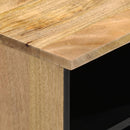 tv-bord 80x33x46 cm massivt mangotræ