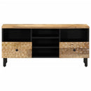tv-bord 100x33x46 cm massivt mangotræ