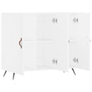 skab 90x34x80 cm konstrueret træ hvid
