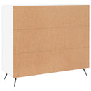 skab 90x34x80 cm konstrueret træ hvid