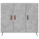 skab 90x34x80 cm konstrueret træ betongrå