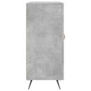 skab 90x34x80 cm konstrueret træ betongrå