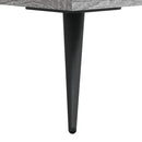 skab 90x34x80 cm konstrueret træ grå sonoma-eg