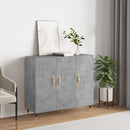 skab 90x34x80 cm konstrueret træ betongrå