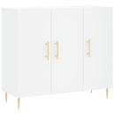 skab 90x34x80 cm konstrueret træ hvid