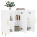 skab 90x34x80 cm konstrueret træ hvid