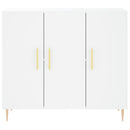 skab 90x34x80 cm konstrueret træ hvid