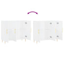 skab 90x34x80 cm konstrueret træ hvid