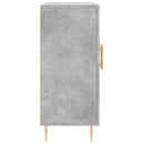 skab 90x34x80 cm konstrueret træ betongrå