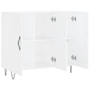 skab 90x34x80 cm konstrueret træ hvid
