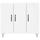 skab 90x34x80 cm konstrueret træ hvid