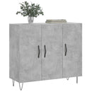 skab 90x34x80 cm konstrueret træ betongrå