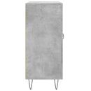 skab 90x34x80 cm konstrueret træ betongrå