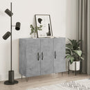 skab 90x34x80 cm konstrueret træ betongrå