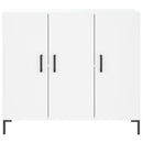 skab 90x34x80 cm konstrueret træ hvid