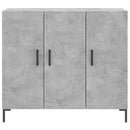 skab 90x34x80 cm konstrueret træ betongrå