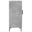 skab 90x34x80 cm konstrueret træ betongrå