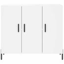 skab 90x34x80 cm konstrueret træ hvid