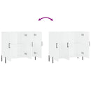 skab 90x34x80 cm konstrueret træ hvid