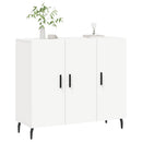 skab 90x34x80 cm konstrueret træ hvid