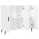 skab 90x34x80 cm konstrueret træ hvid