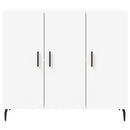 skab 90x34x80 cm konstrueret træ hvid