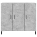 skab 90x34x80 cm konstrueret træ betongrå