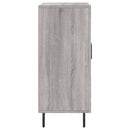 skab 90x34x80 cm konstrueret træ grå sonoma-eg