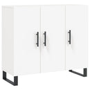 skab 90x34x80 cm konstrueret træ hvid