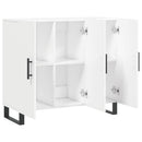 skab 90x34x80 cm konstrueret træ hvid