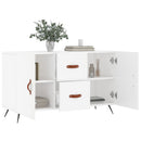 skænk 100x36x60 cm konstrueret træ hvid