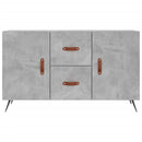 skænk 100x36x60 cm konstrueret træ betongrå