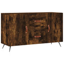 skænk 100x36x60 cm konstrueret træ røget egetræsfarve